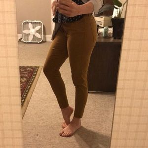 Madewell mustard jeans, 9” high rise, size 32